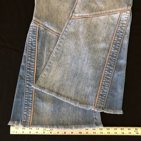 Super Rare Free People Seamed Bambi Flare Size 24 - Picture 13 of 15